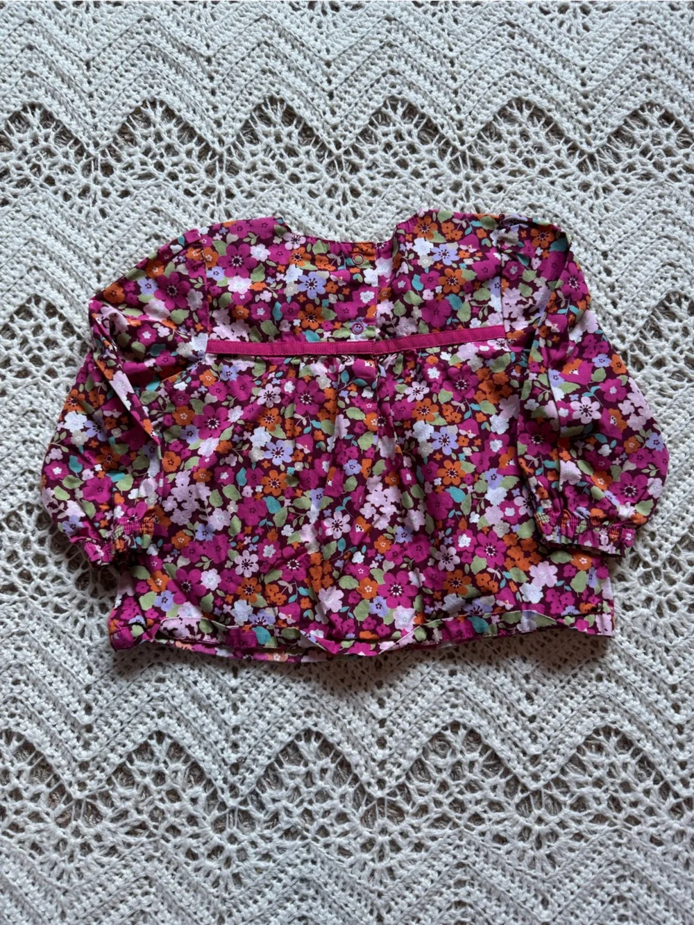 Y2K Gymboree Girl 12-24 mos Bundle Orange Pink Floral Stripe Outfits Cute